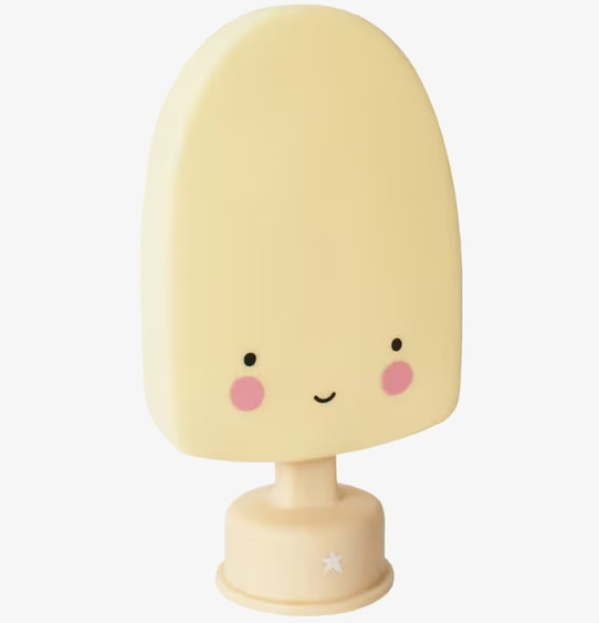 Popsicle Light Yellow bordslampa från A Little Lovely Company