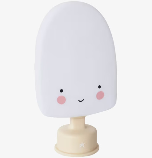 Popsicle Light White från A Little Lovely Company, barnlampa