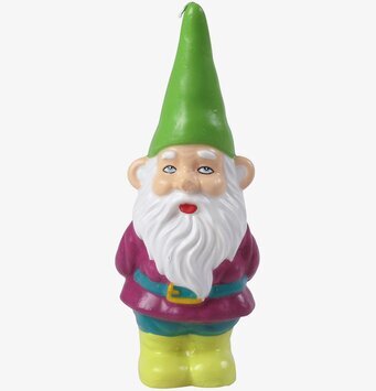 Gnome Candles Grön från Rice: färgglad tomteljusprydnad