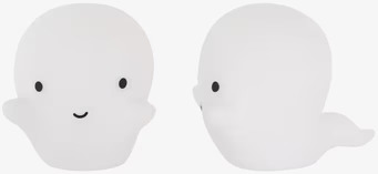 Mini Ghosts 2-Pack från A Little Lovely Company, vita spöken