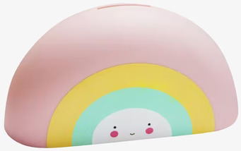 Moneybox Rainbow från A Little Lovely Company, färgglad sparbössa