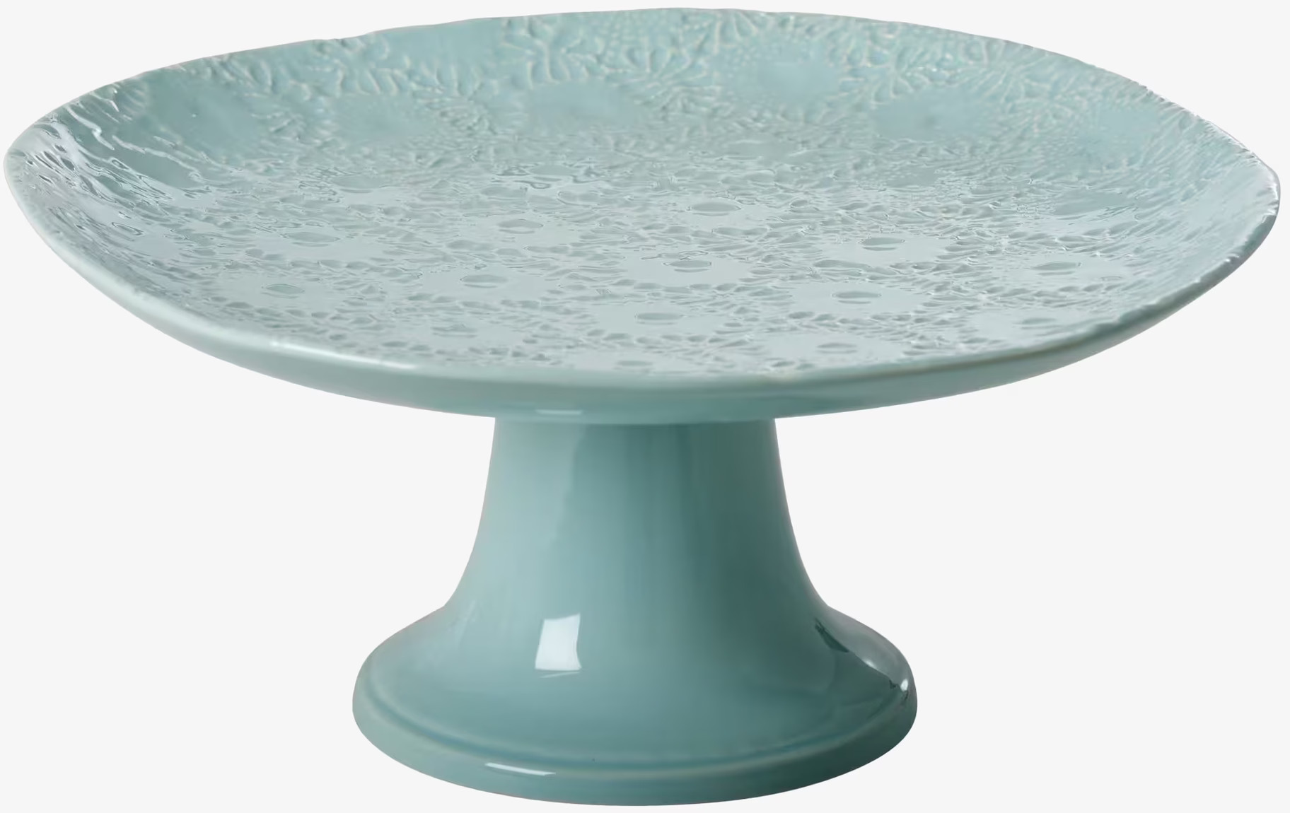 Kakfat Embossed Mint från Rice med reliefmönster i keramik