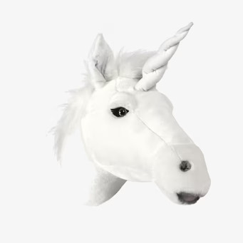 Djurhuvud Enhörning från Brigbys - dekorativ väggprydnad