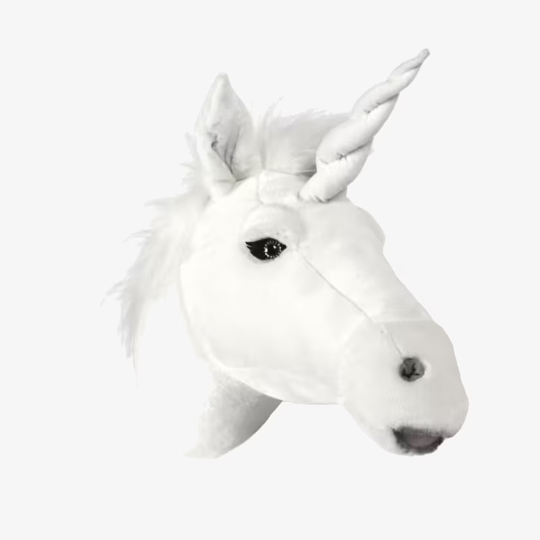 Djurhuvud Enhörning från Brigbys - dekorativ väggprydnad