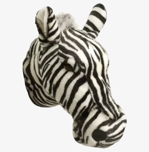 Djurhuvud Zebra från Brigbys som realistisk väggdekoration