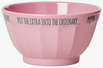 Skål - Put The Extra Into The Ordinary från Rice, pastellrosa