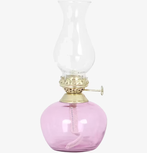 Fotogenlampa Lily Rosa/Mässing - JULKAMPANJ från Strömshaga