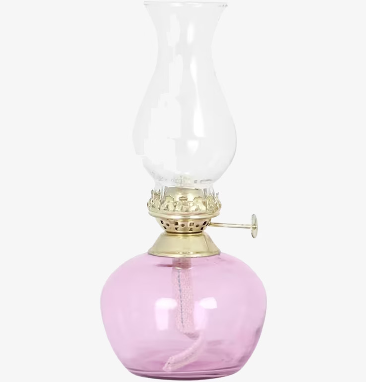 Fotogenlampa Lily Rosa/Mässing - JULKAMPANJ från Strömshaga