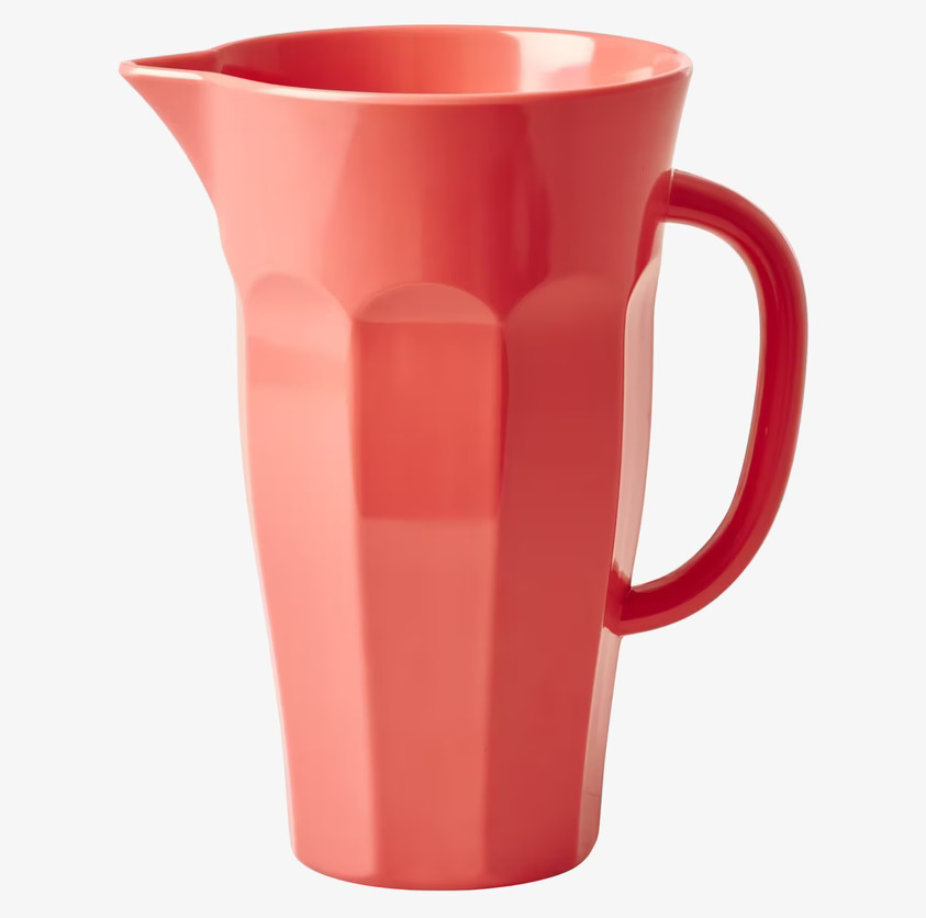 Tillbringare Melamin Korall från Rice i livlig korallfärg