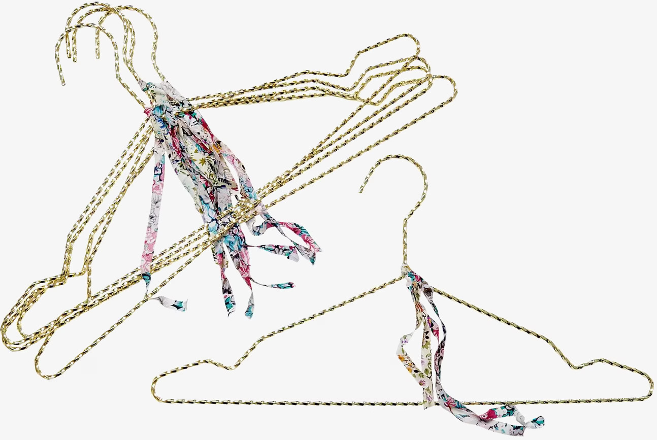 Klädgalgar Med Tygband från Rice i olika färger och mönster