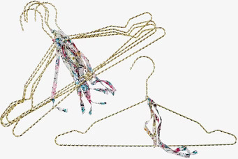 Klädgalgar Med Tygband från Rice i olika färger och mönster