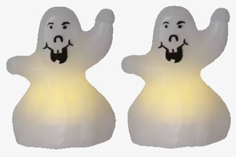 Spöken LED 2-Pack från Star Trading, lekfull och mysig dekoration