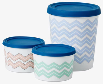 Matbehållare Med Silikonlock från Rice i olika storlekar