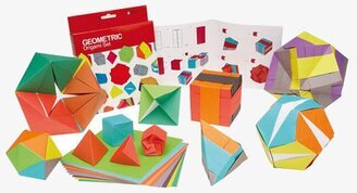 Origami Geometri från Worldwide Co med färgglada papper