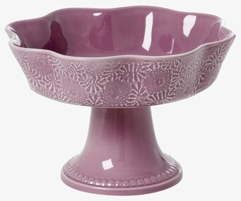 Fruktskål Dark Lavender från Rice i lavendelfärgat porslin