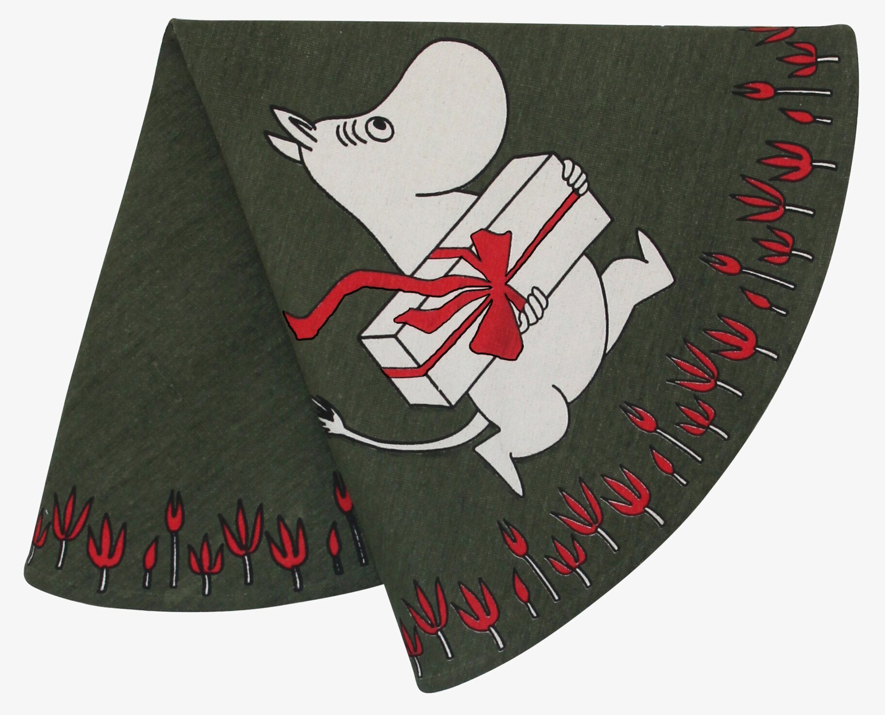 Julgransmatta Mumin från Pluto Produkter med Mumin-trollet