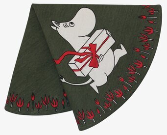 Julgransmatta Mumin från Pluto Produkter med Mumin-trollet