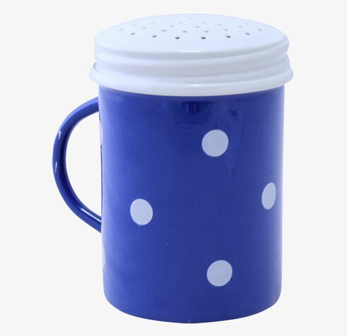 Sockerströare Prick Blå/Vit från Strömshaga i keramik