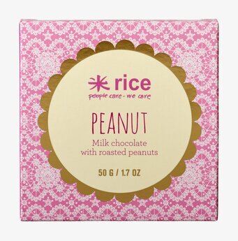 Chokladkaka - RICE med jordnötter från varumärket Rice